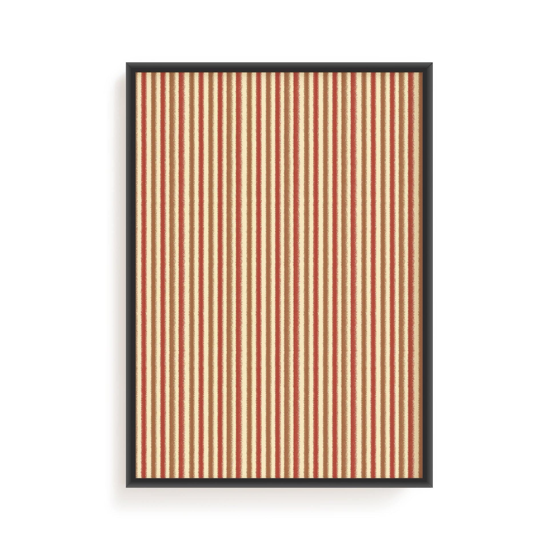 Terracotta Lines Minimalist Art Print