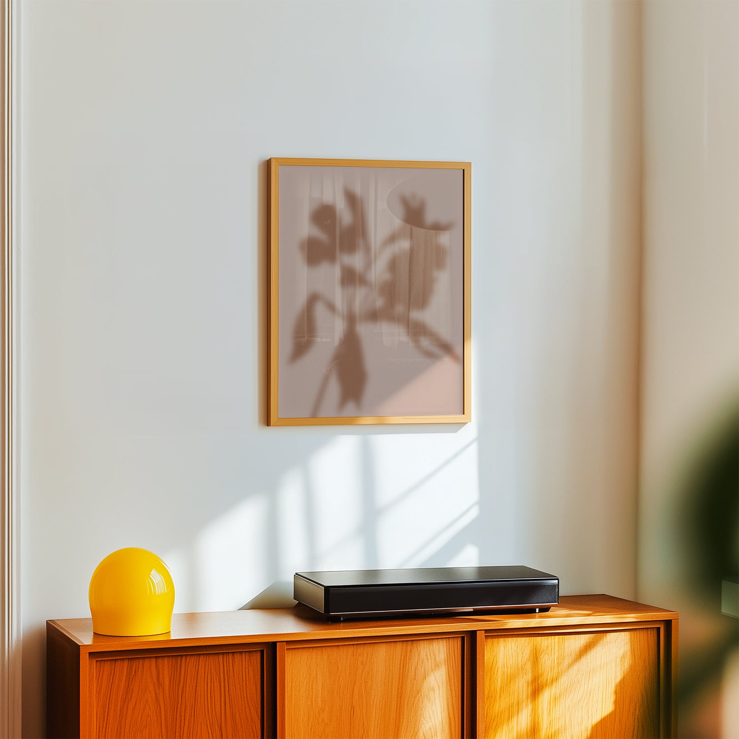 Neutral Botanical Shadow Wall Art