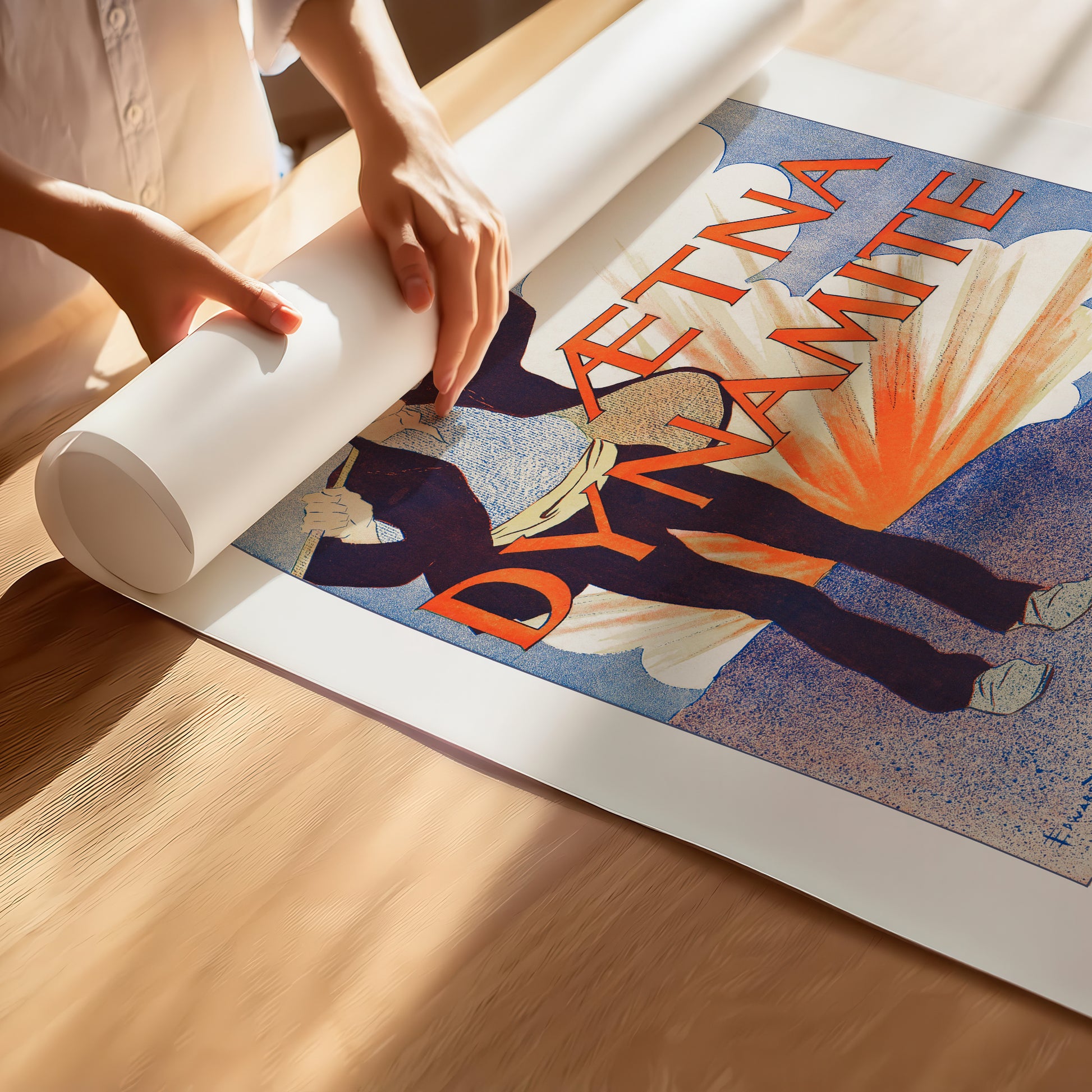 Vintage Dynamite Advertisement Poster