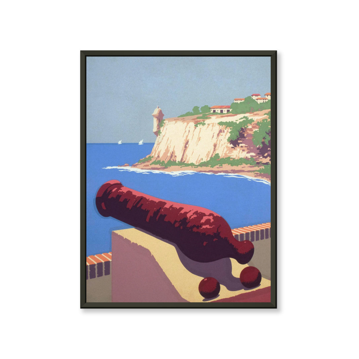 Vintage Coastal Poster