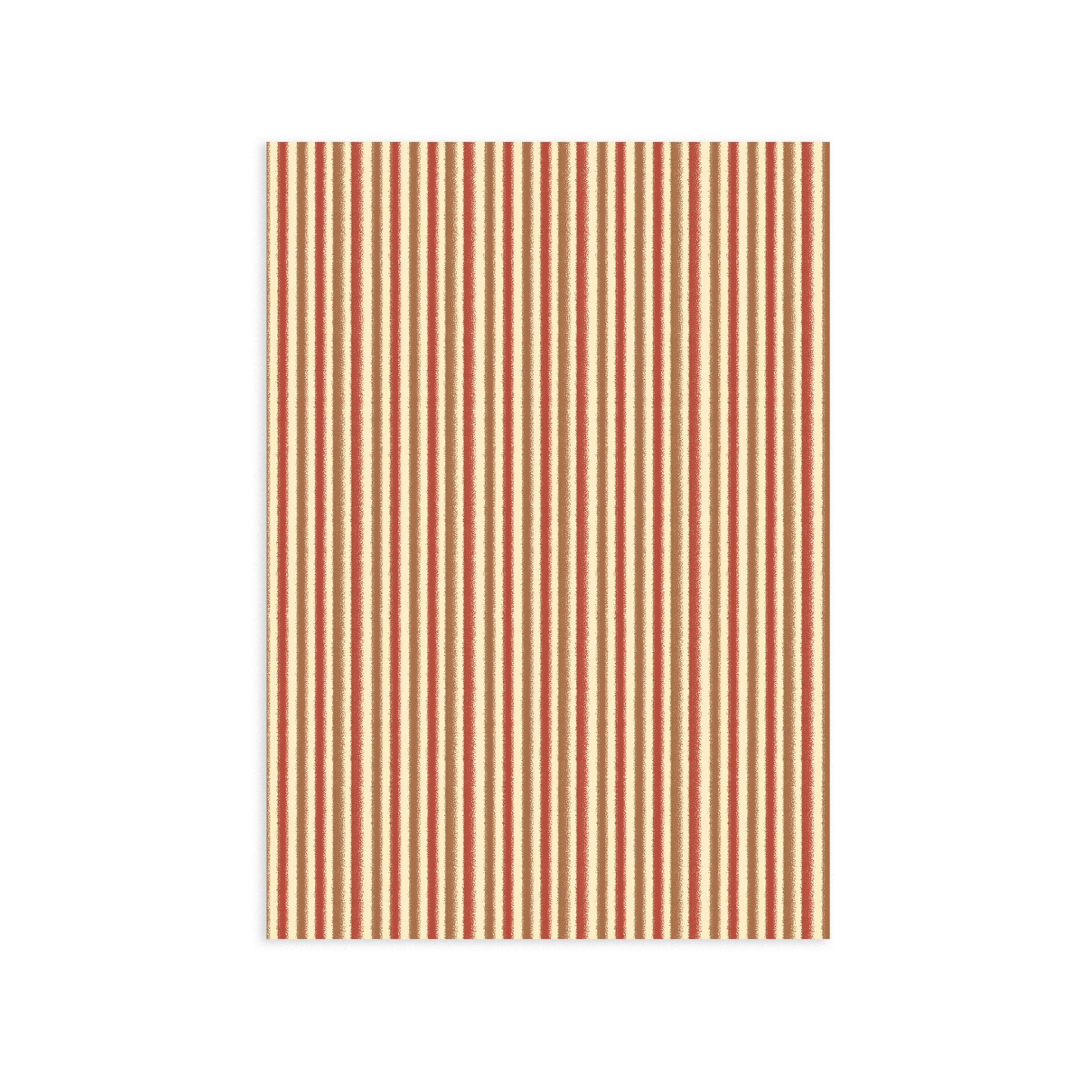 Terracotta Lines Minimalist Art Print