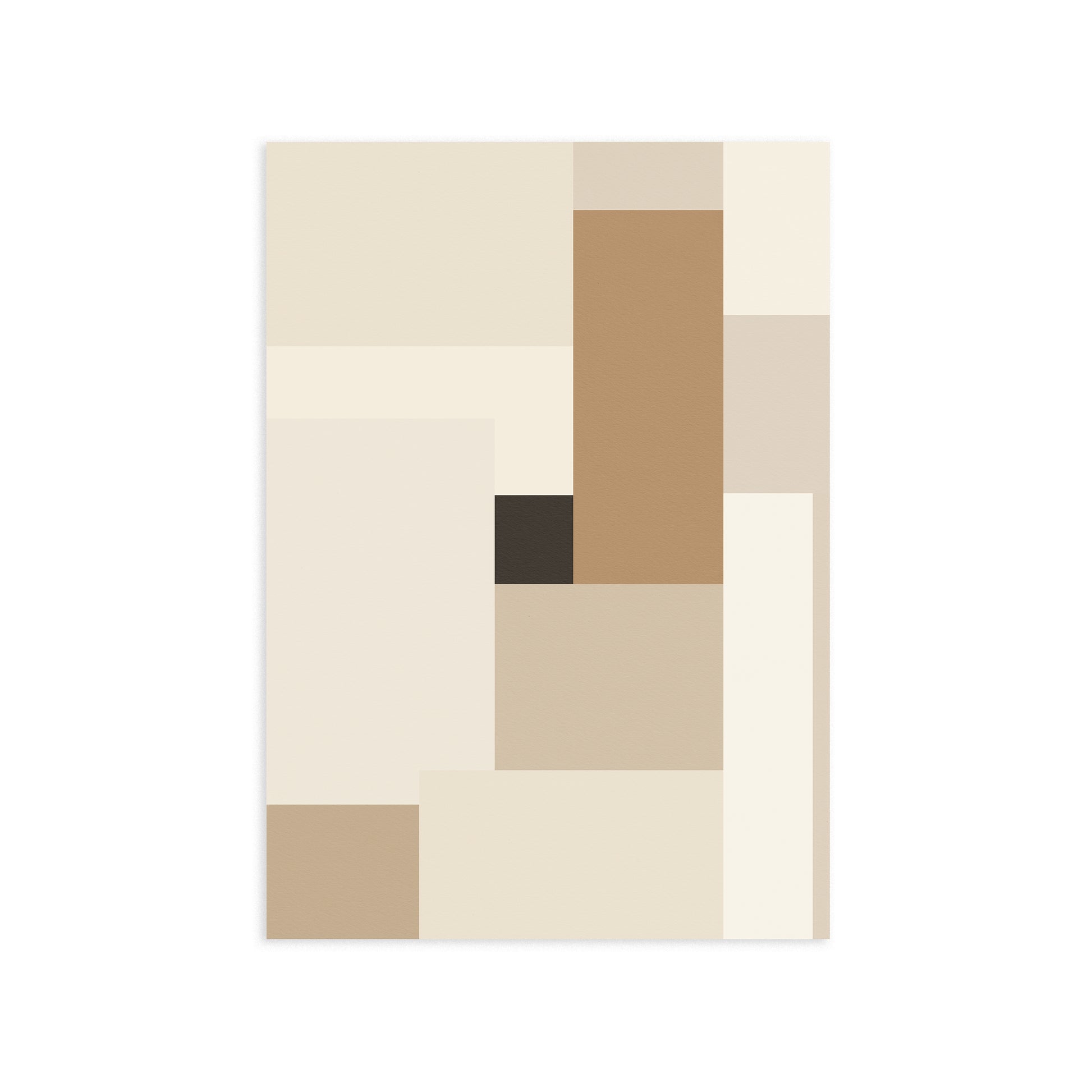 Quiet Structure: Neutral Geometric Art