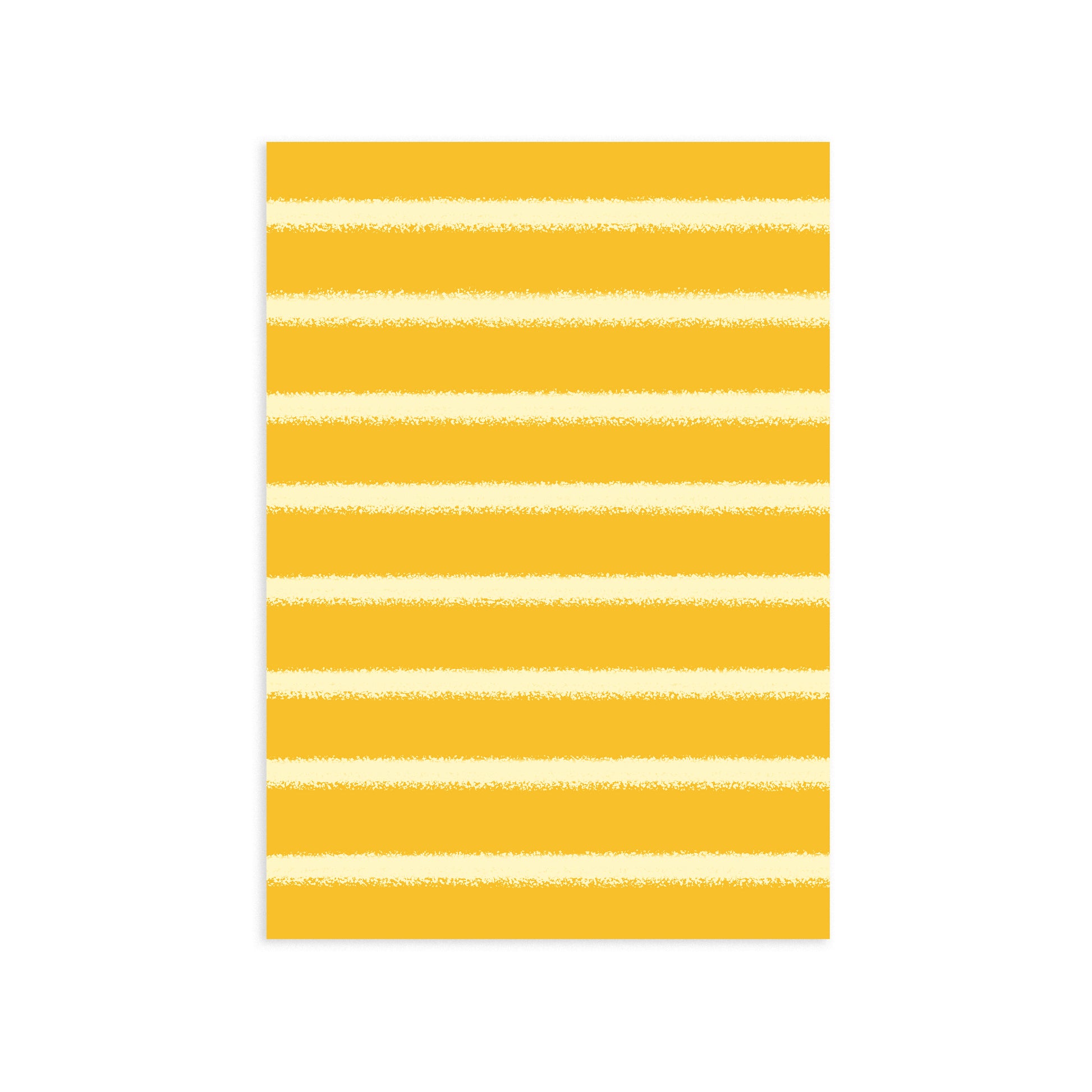 Golden Stripe Minimalist Art Print