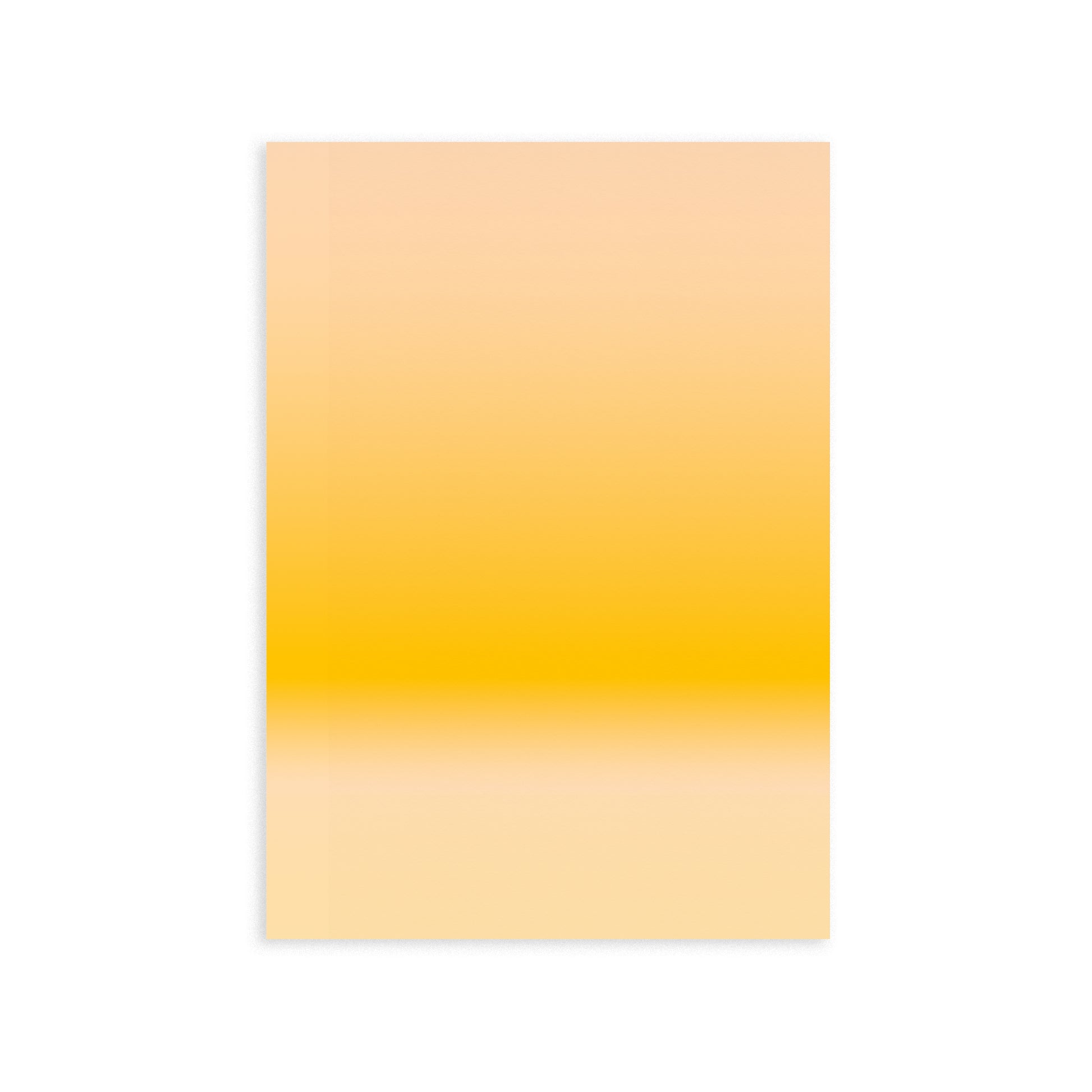 Sunlit Calm No. 01 | Yellow Abstract Art Print