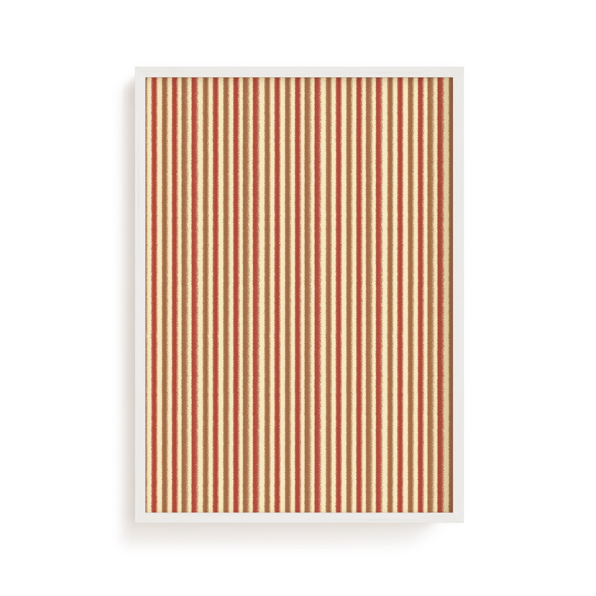 Terracotta Lines Minimalist Art Print