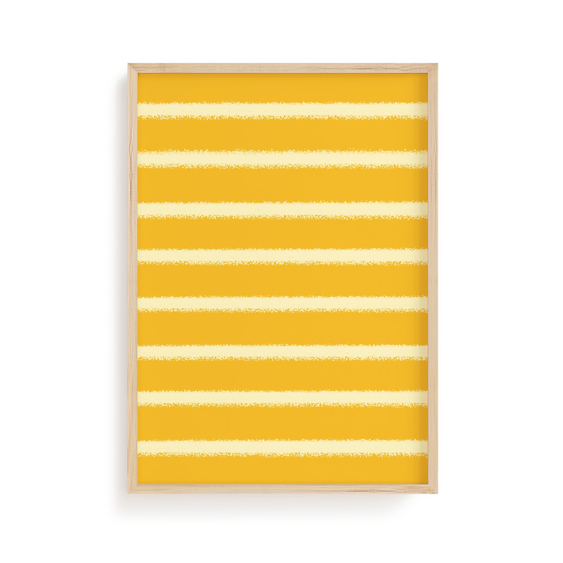 Golden Stripe Minimalist Art Print