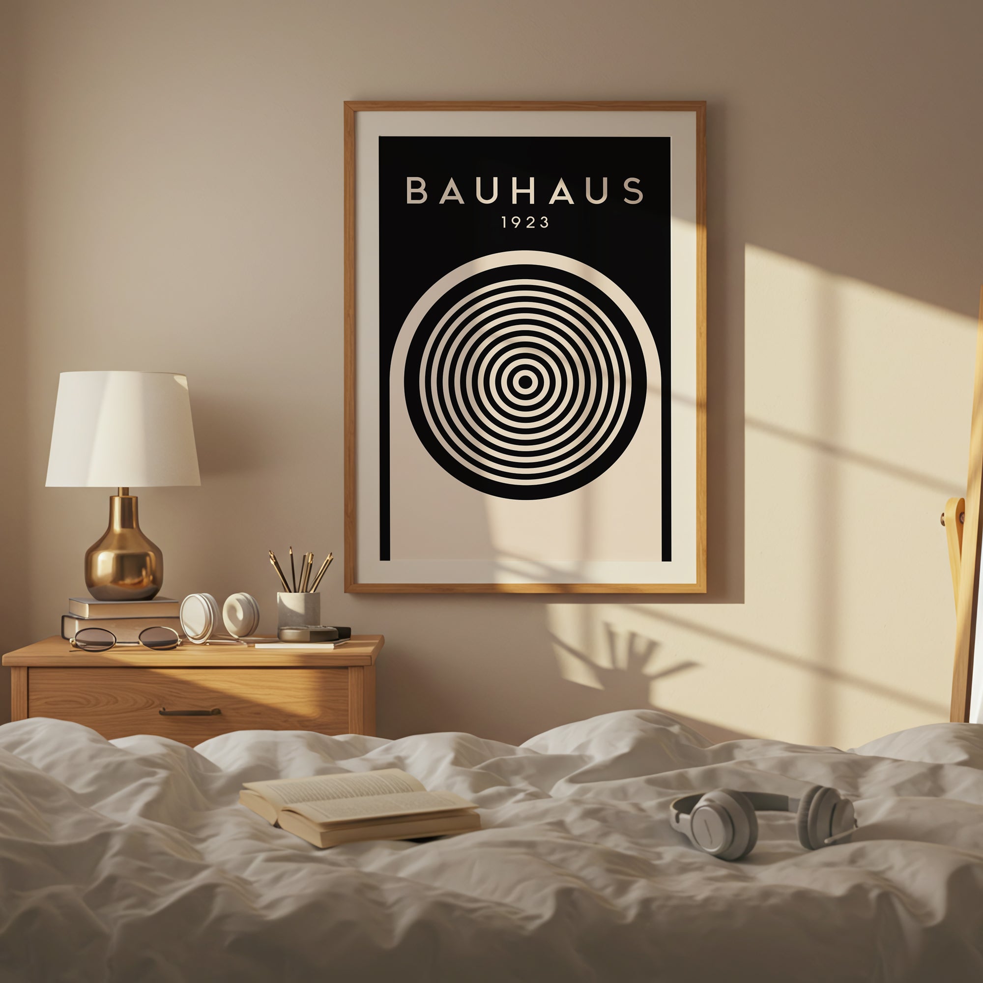 Bauhaus 1923 Concentric Circles Print (Digital Download)