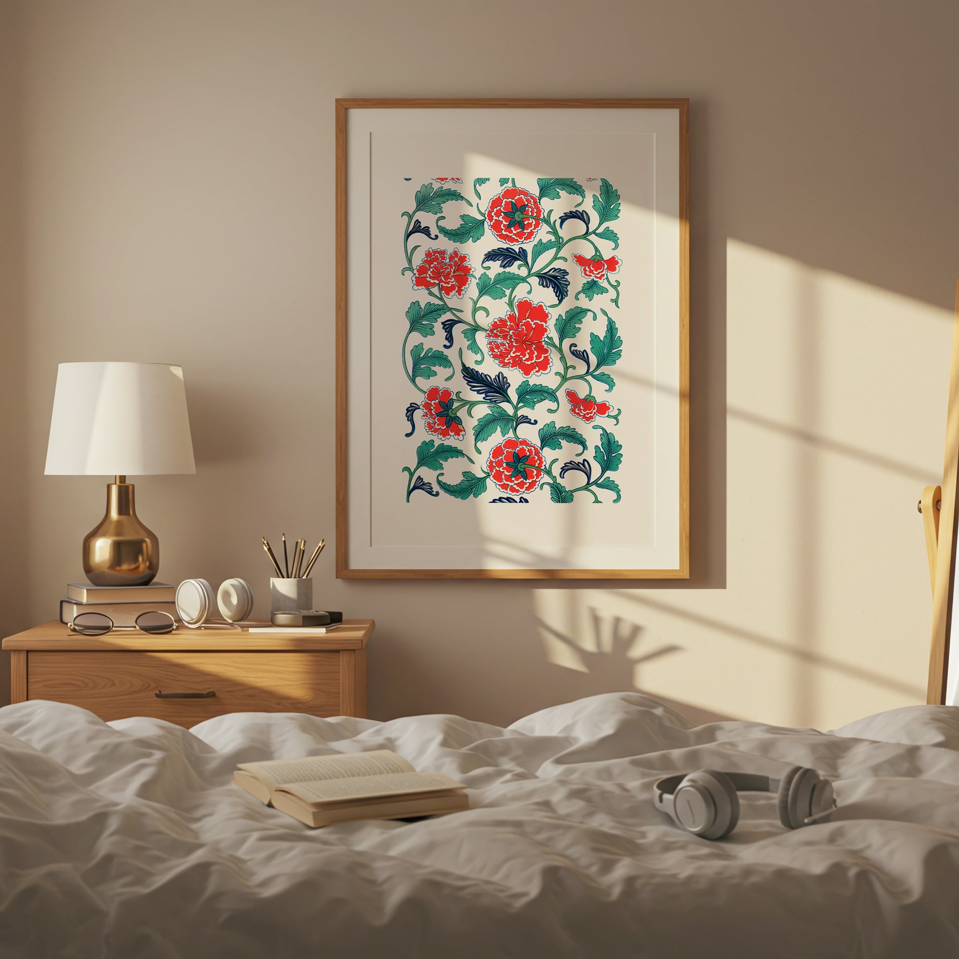 Chinoiserie Floral Wall Art(Digital Download)
