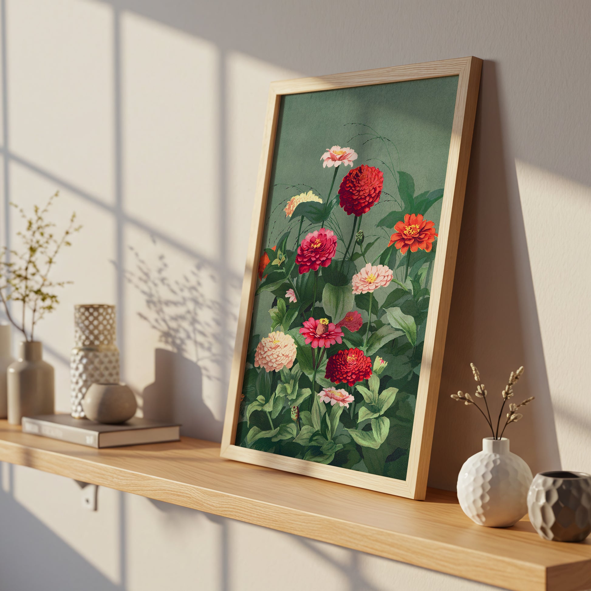 Vintage Floral Botanical Garden Print (Digital Download)