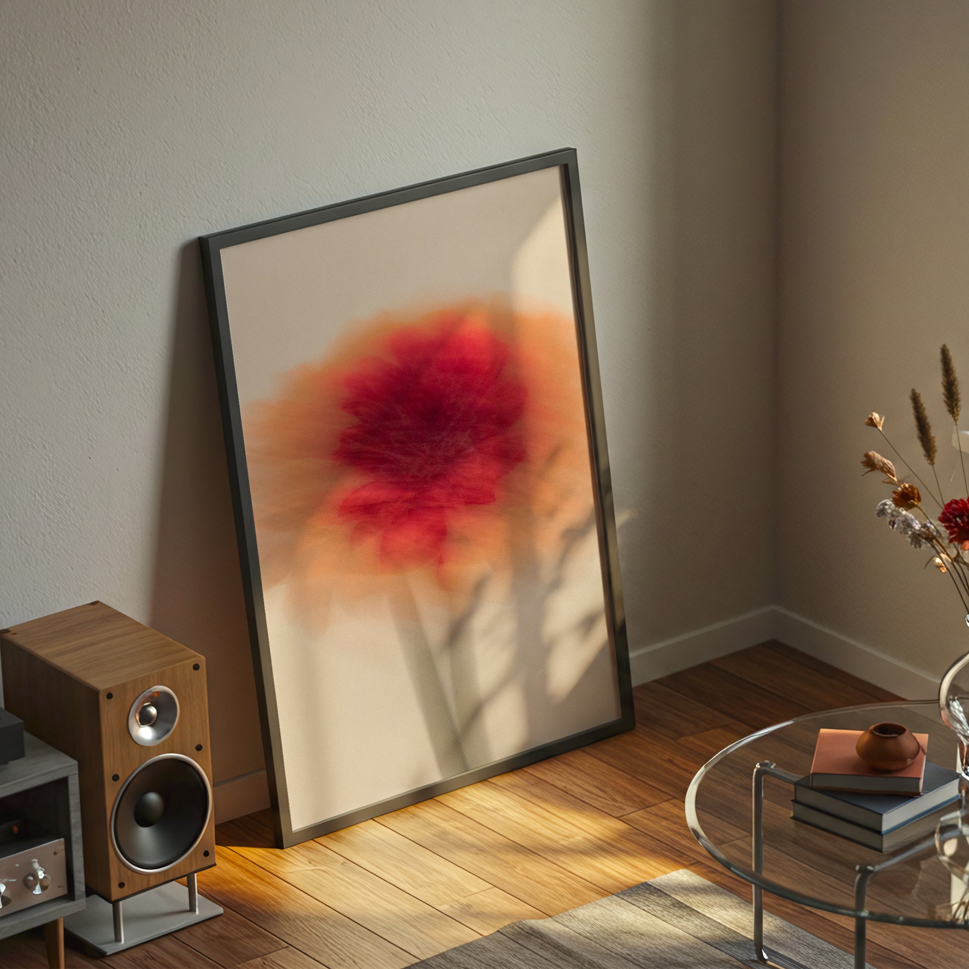 Dreamy Daisy – Abstract Floral Art Print