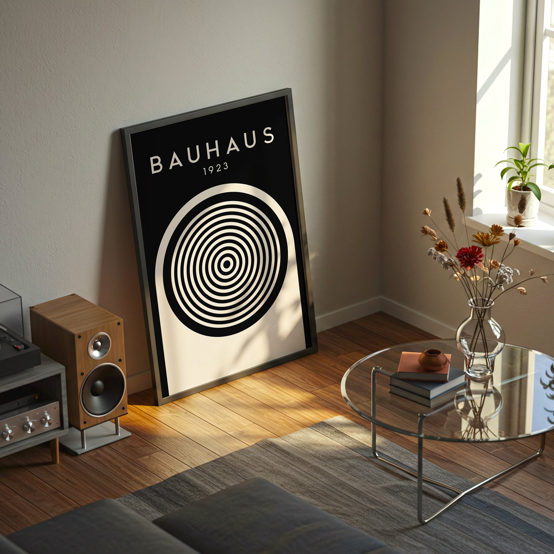 Bauhaus 1923 Concentric Circles Print (Digital Download)