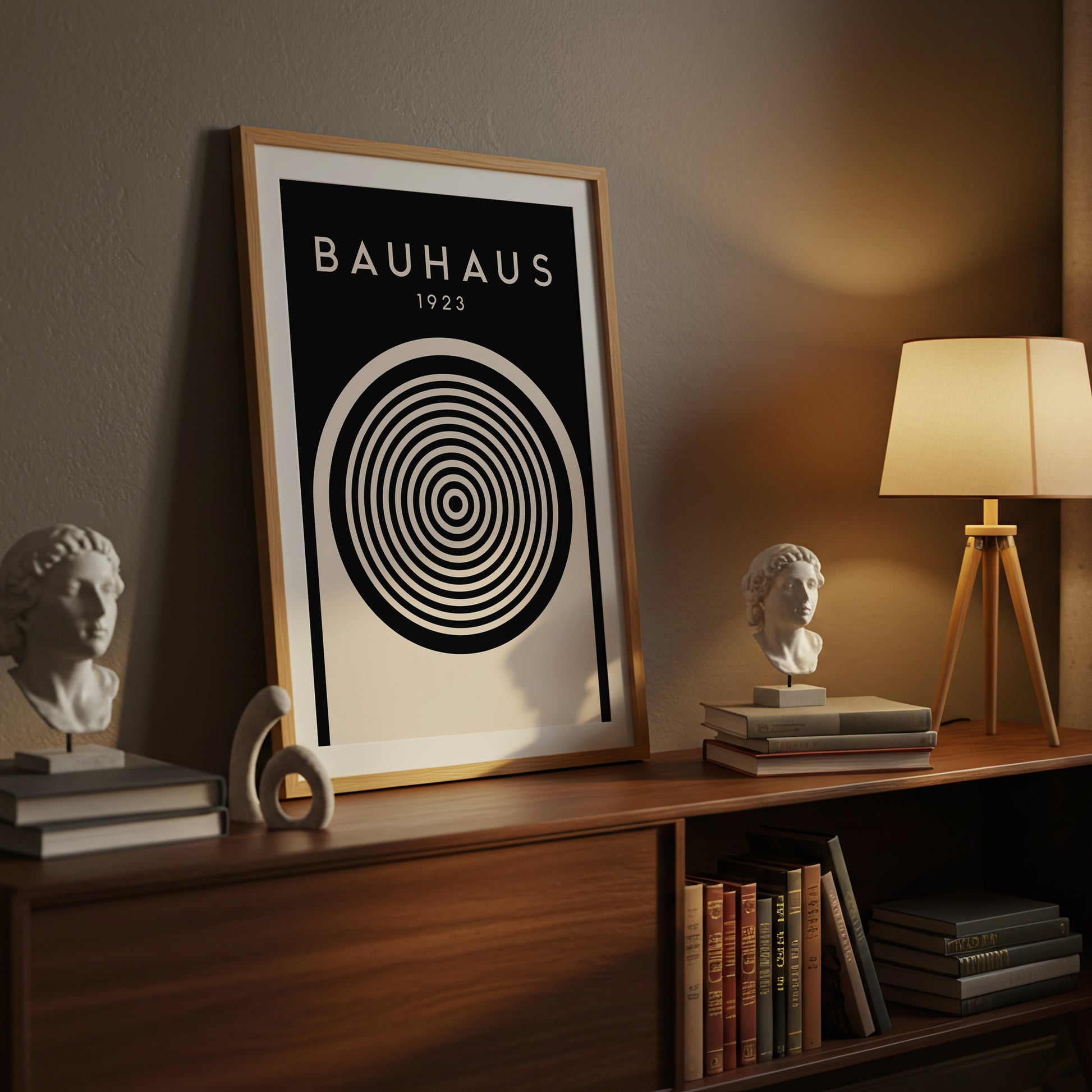Bauhaus 1923 Concentric Circles Print (Digital Download)