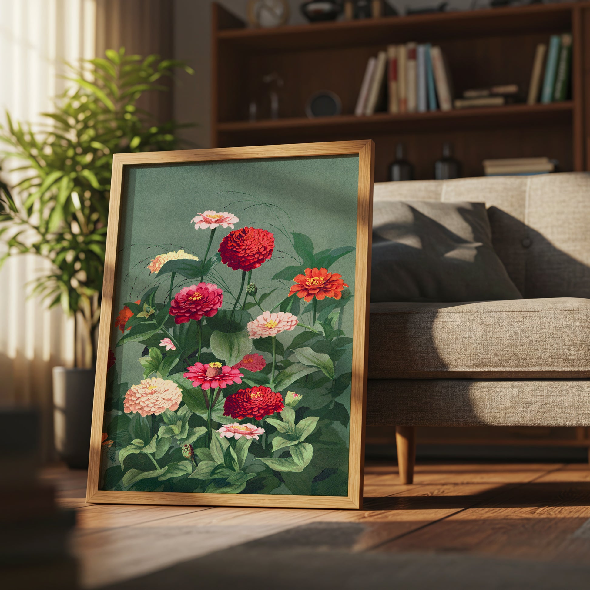 Vintage Floral Botanical Garden Print (Digital Download)