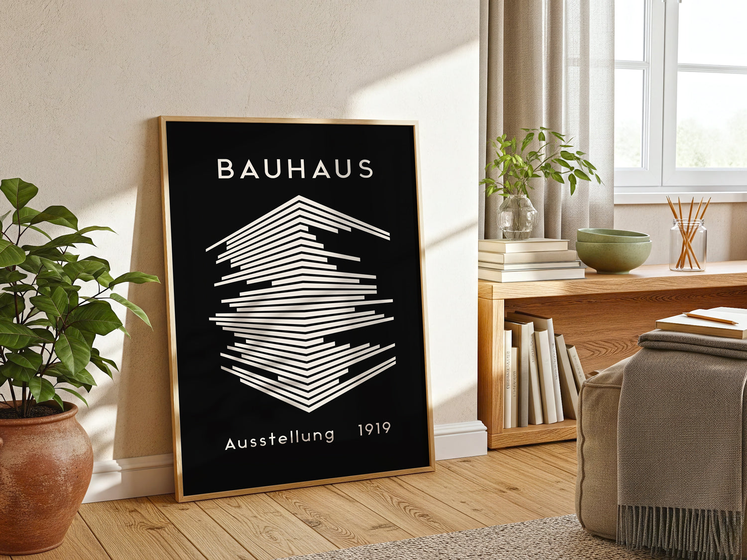Bauhaus Abstract Geometric Print(Digital Download)