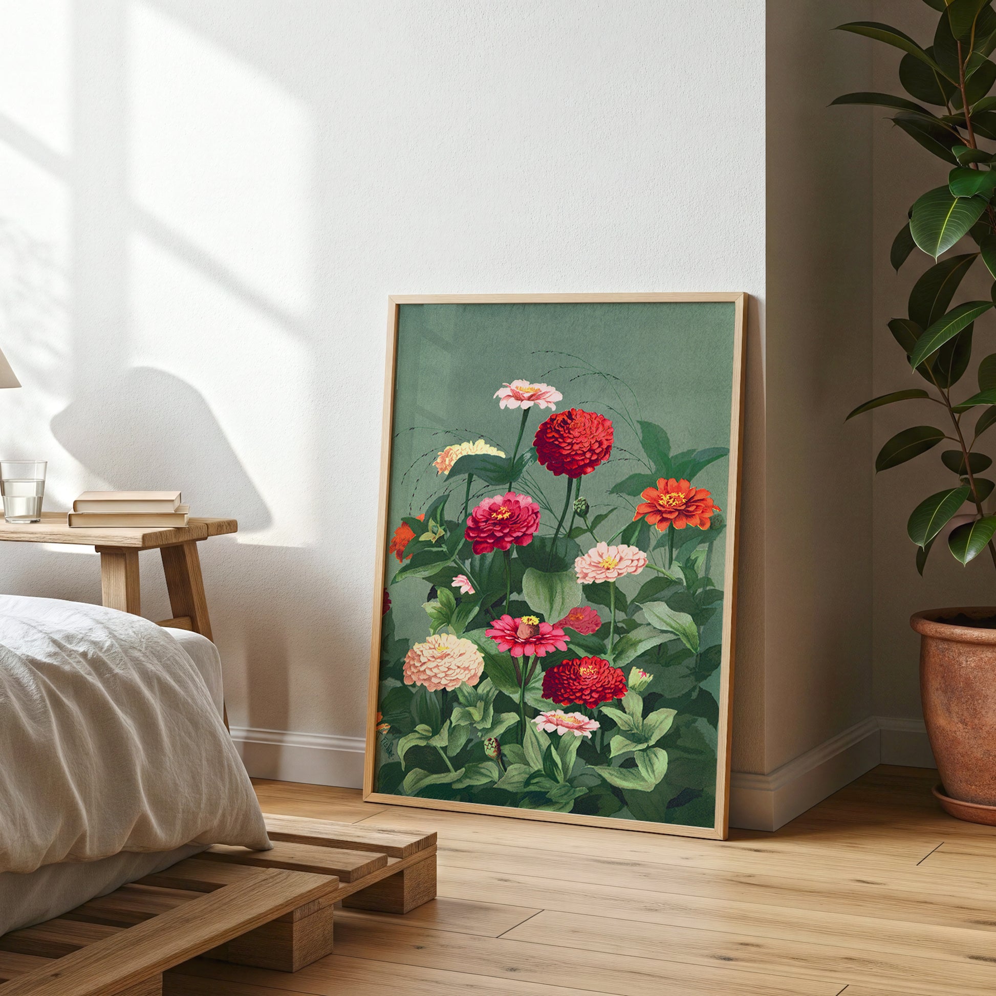 Vintage Floral Botanical Garden Print (Digital Download)