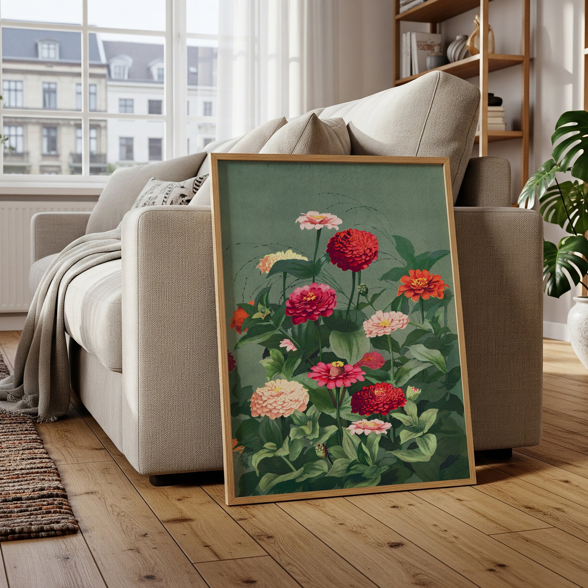 Vintage Floral Botanical Garden Print (Digital Download)