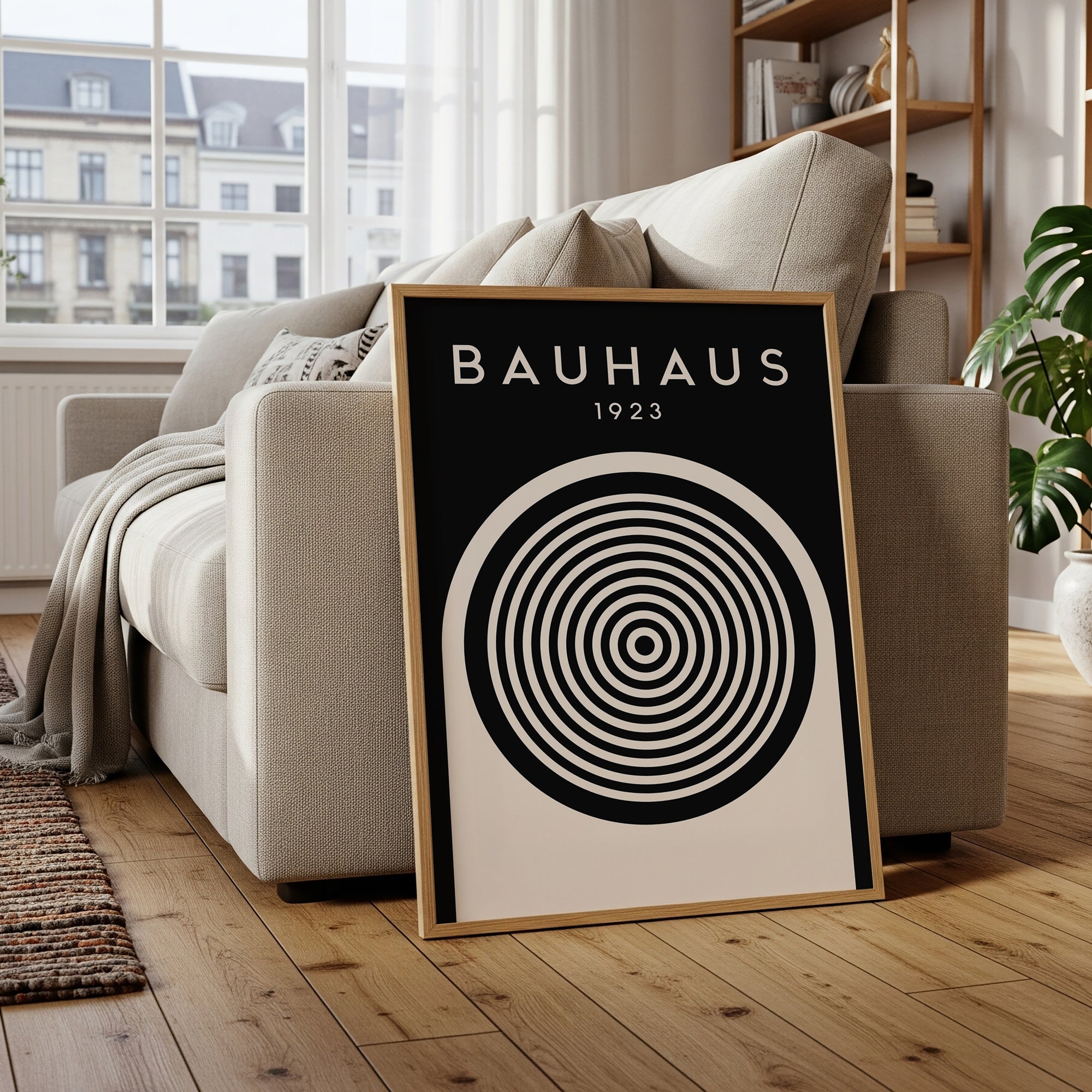 Bauhaus 1923 Concentric Circles Print (Digital Download)