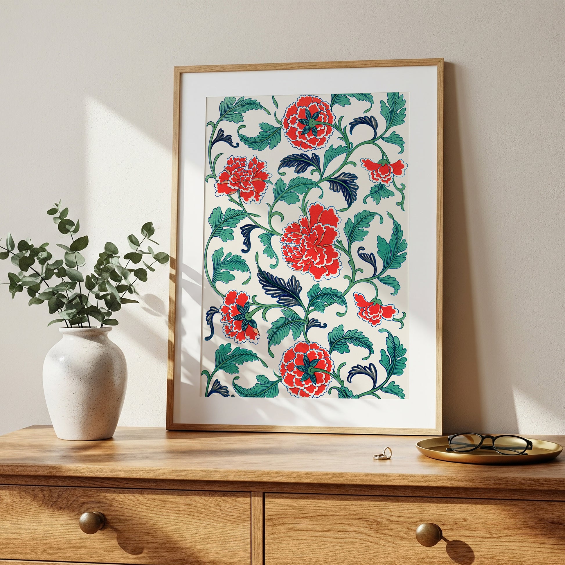 Chinoiserie Floral Wall Art(Digital Download)