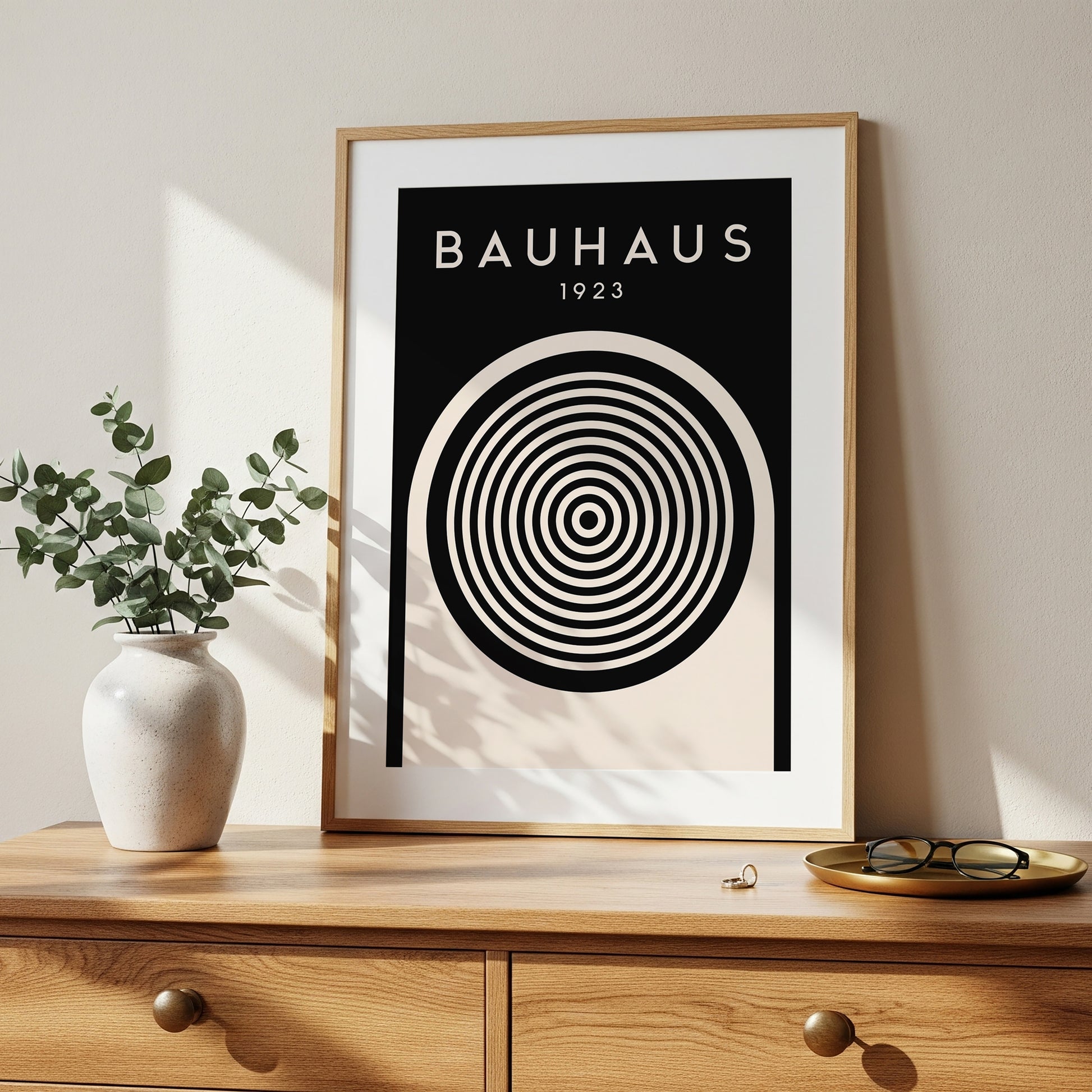 Bauhaus 1923 Concentric Circles Print (Digital Download)