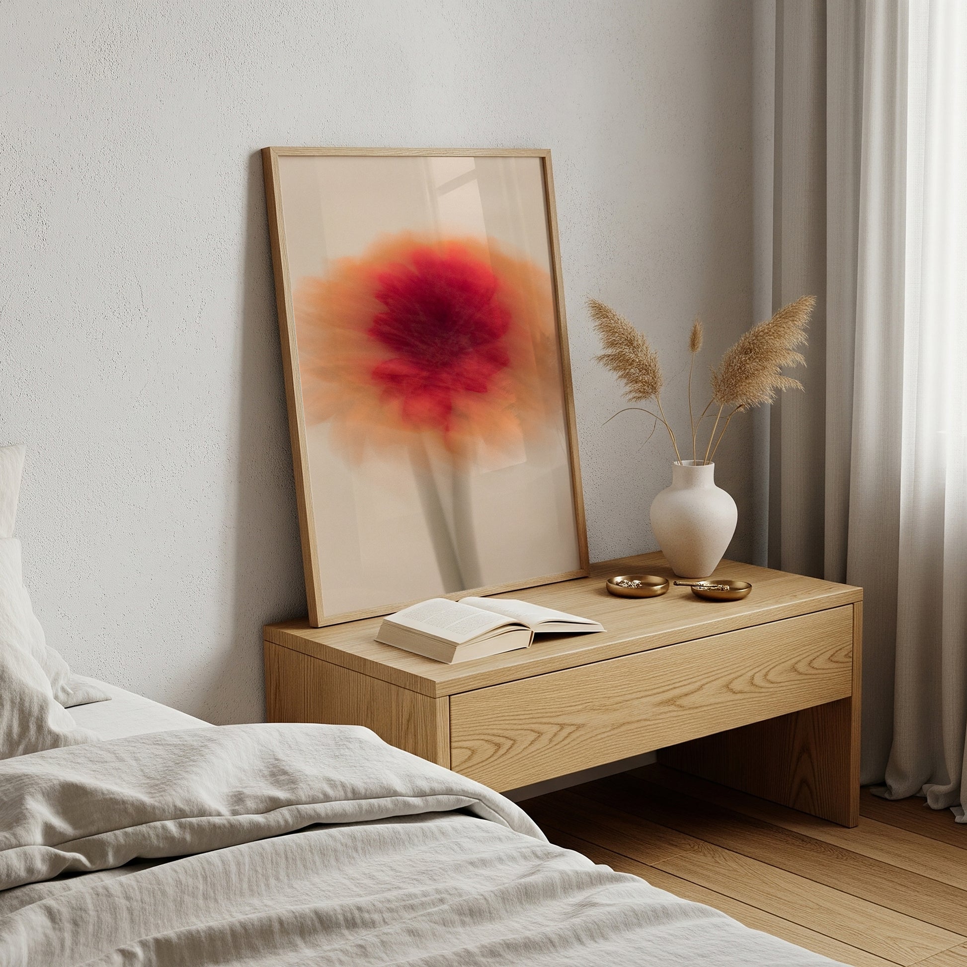 Dreamy Daisy – Abstract Floral Art Print