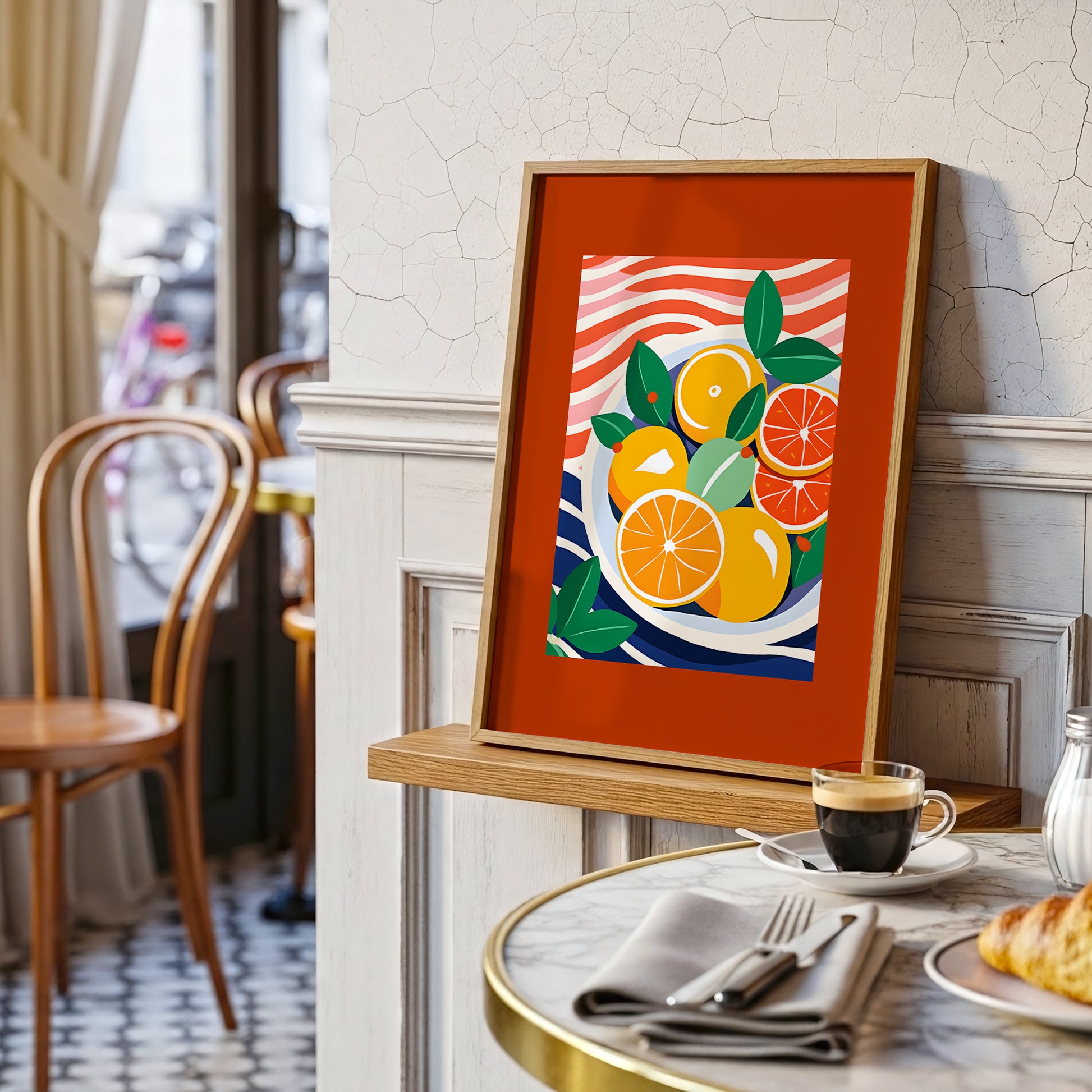 Colorful Mediterranean Kitchen Wall Decor