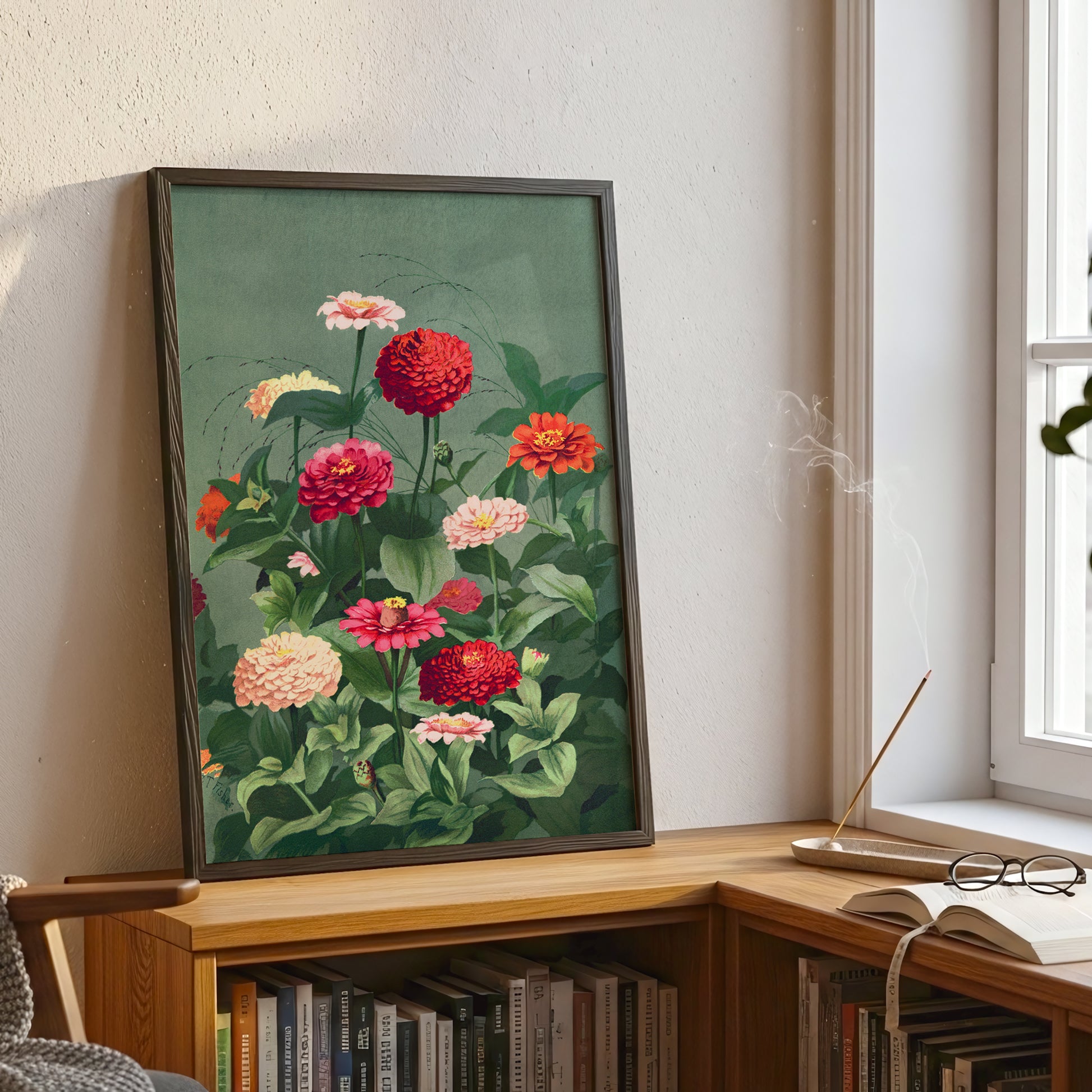 Vintage Floral Botanical Garden Print (Digital Download)