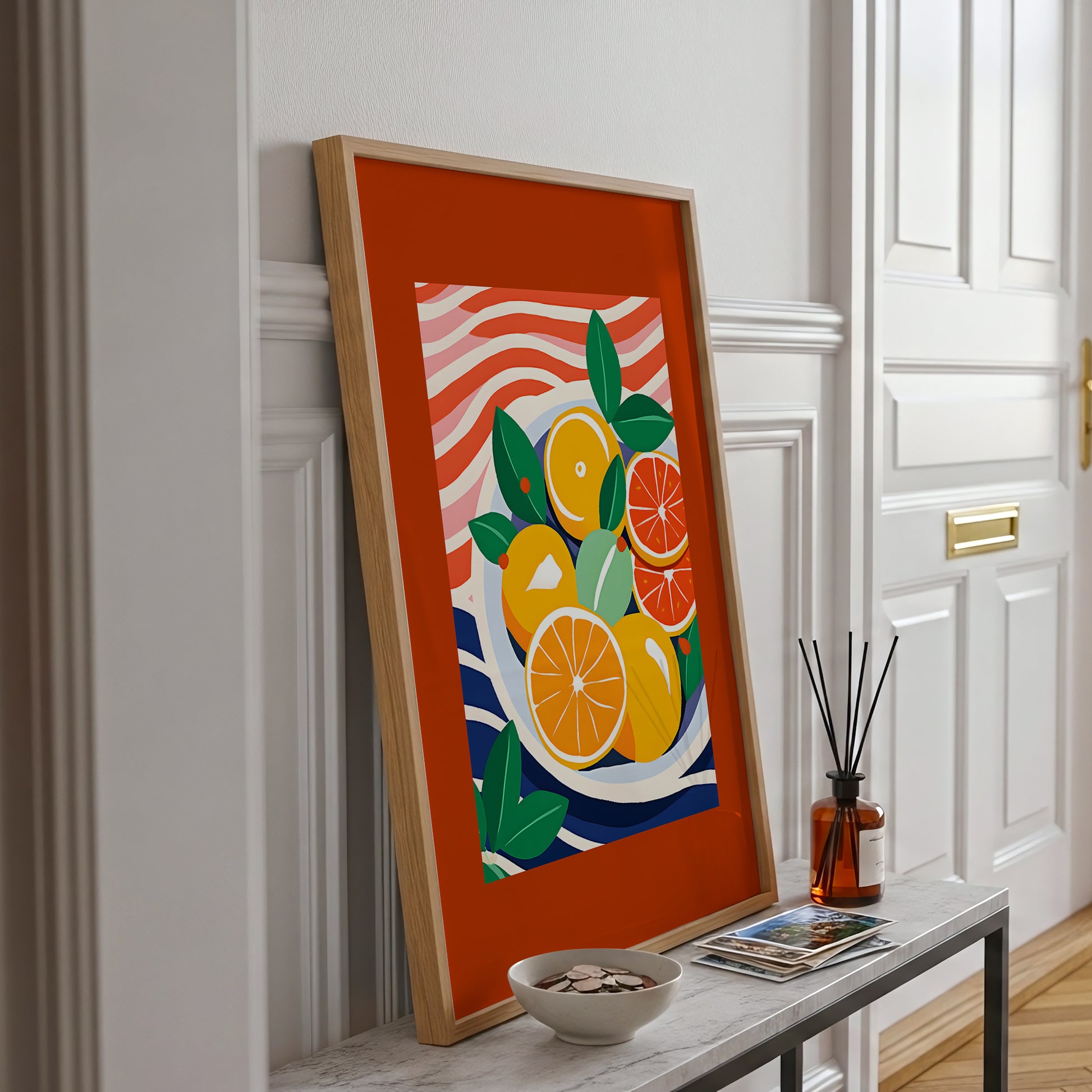 Colorful Mediterranean Kitchen Wall Decor