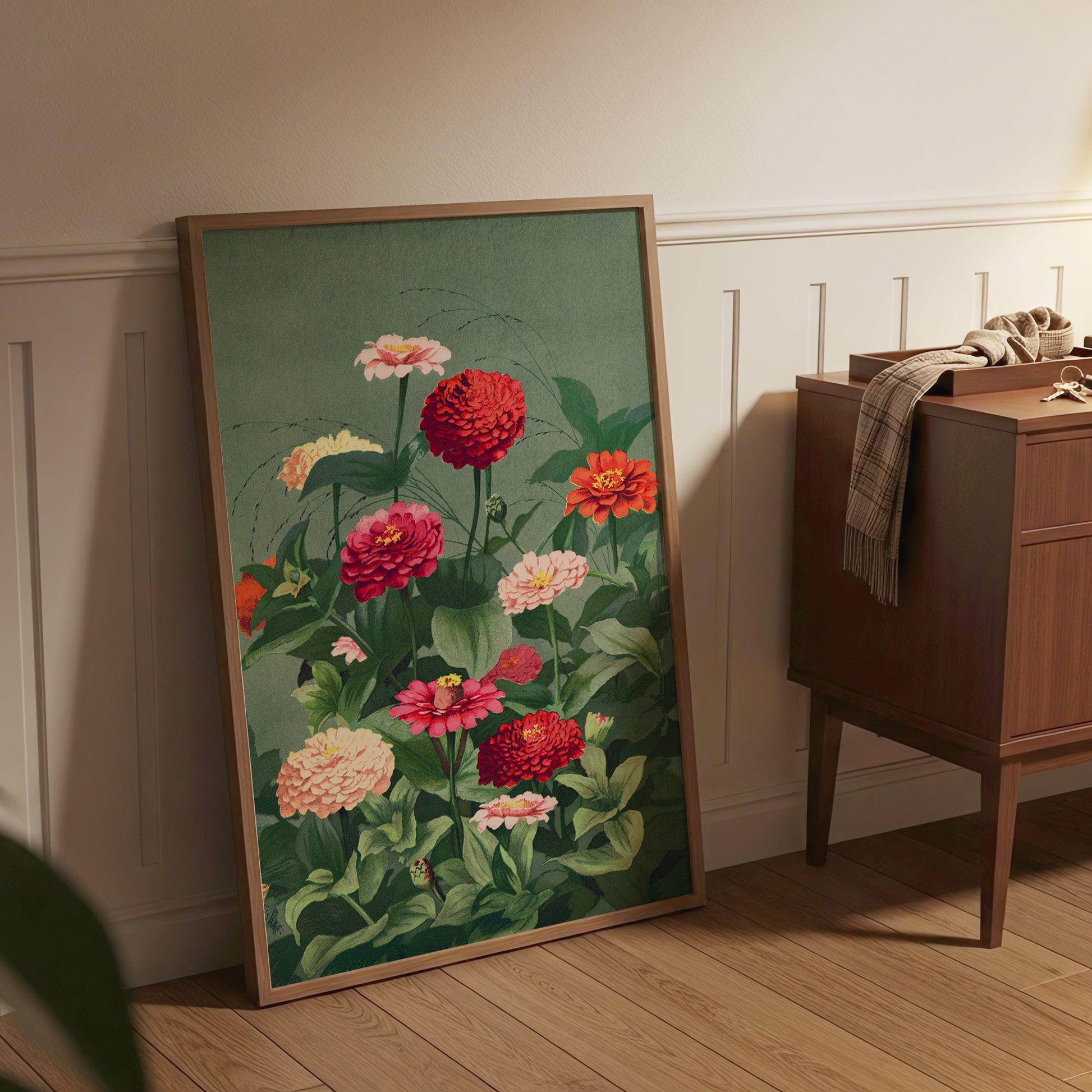 Vintage Floral Botanical Garden Print (Digital Download)