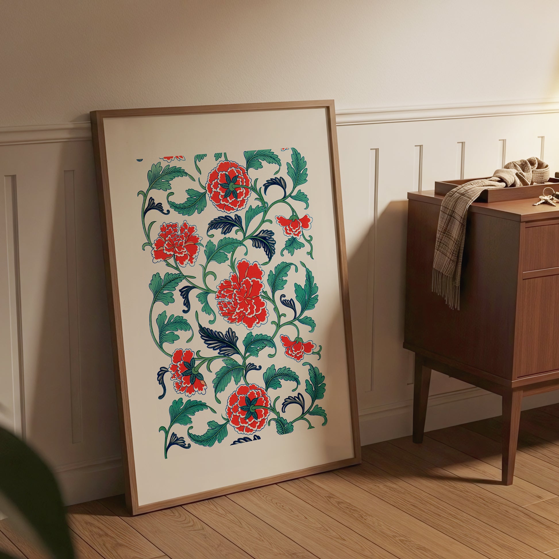 Chinoiserie Floral Wall Art(Digital Download)